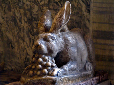 In the Sala degli Animali, hare .. R9485