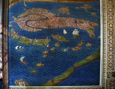 Galleria delle Carte Geografiche (Map Room), map of Venice and Lagoon .. R9521