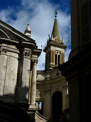 Santa Maria della Pace and tower of Santa Maria dell'Anima .. R9608