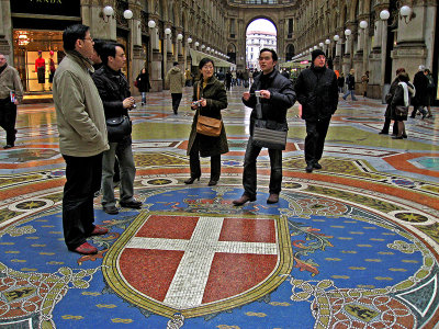 La Galleria, floor mosaic ..1137