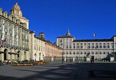 Piazza Castello,  Palazzo Reale .. 1922