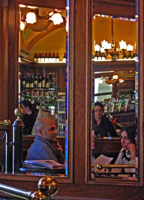 Caffè Vittorio Veneto, ordering lunch .. 1968_69