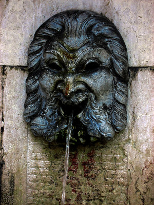 Fountain at piazza Viviani, detail .. 2541