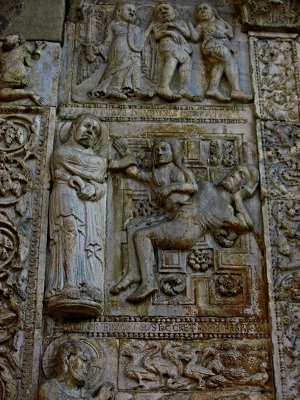 Basilica di San Zeno Maggiore, bas-relief, detail .. 2425.