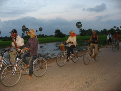 rush hour in Siem Reap