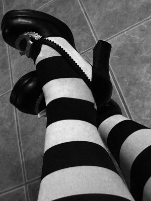 Not your mom's stockings and heels