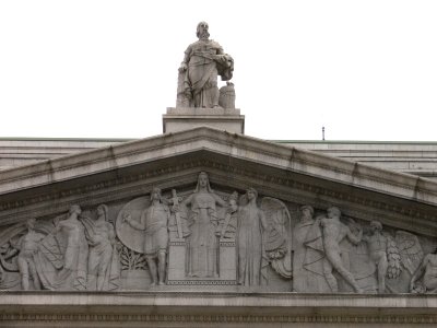 Detail of the Supreme Court Building