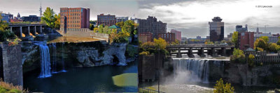 Two Views Of The Falls