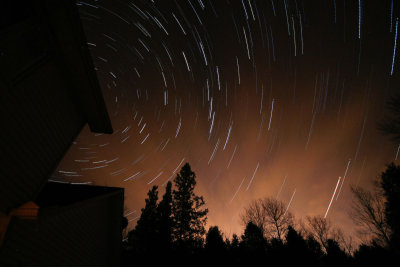 star trails