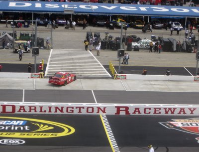 kasey kahne going in for adjustments