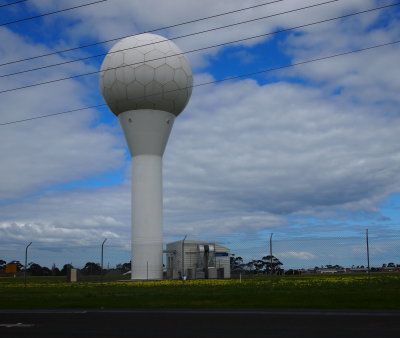 Weather radar station.