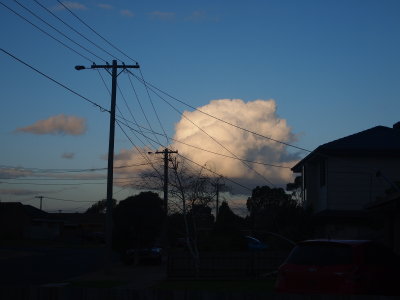 A beautiful cloud.