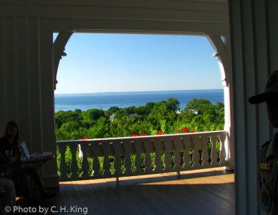 Grand Hotel view from the front porch