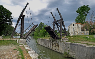 Omgeving Arles: bruggetje van Van Gogh
