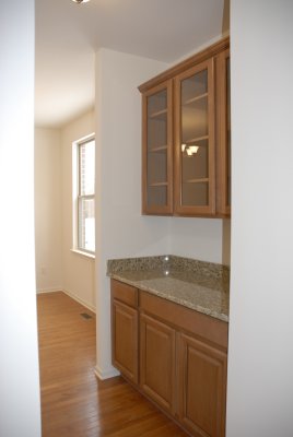 Butler Pantry with Glass Doors