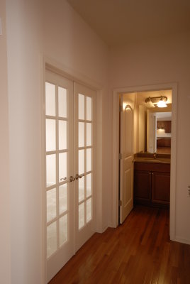 Den  with French Doors