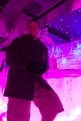 Me, Chillin' at the Ice Bar