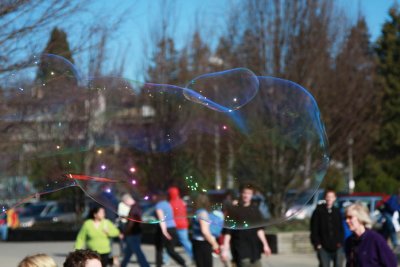 Strange Bubble Reflections