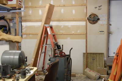 Garage With Shelves Removed