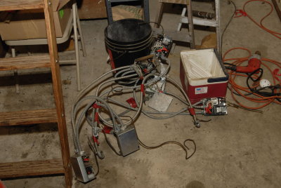 Electrical Controls From Laundry Room Wall