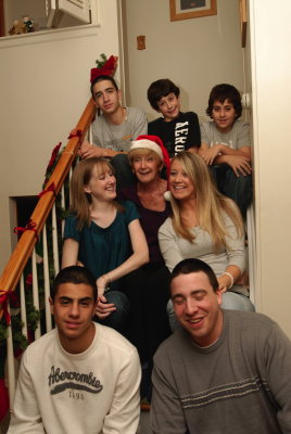 Mom With All Of Her Grandchildren
