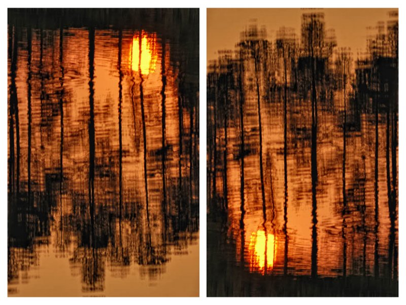 09/05/10 - Yet Another Sunrise/set  - Reflection as Shot & Flipped (preference?)
