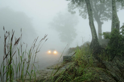 08/24/10 - Foggy, Rainy Mountain Road