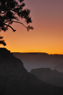 09/22/10 - Sunrise Silhouettes, Grand Canyon