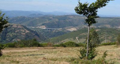 view down from o cebreiro