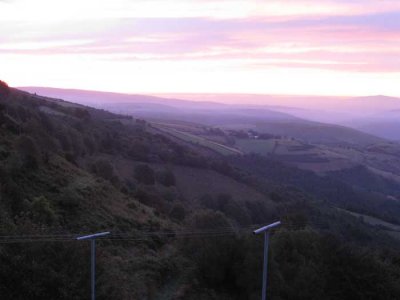 dawn at o cebreiro