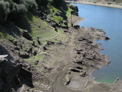 old portomarin - flooded when river dammed