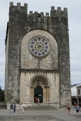 portomarin church - they moved it when they flooded the valley