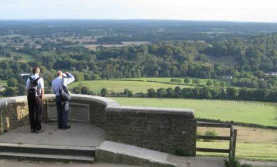 view from box hill