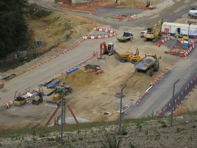 construction of a3 tunnel bypassing hindhead