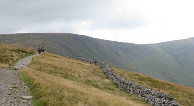 heading up towards kidsty pike