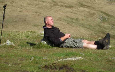 fellow c2c-er relaxed at kidsty pike