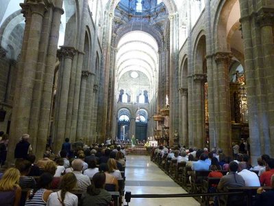 pilgrims' mass, santiago cathedral