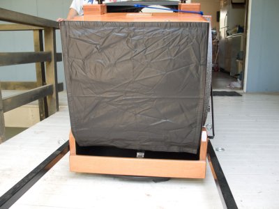 bottom of mirro box with cover in place
