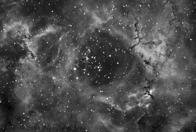 Rosette Nebula in Ha NGC-2237