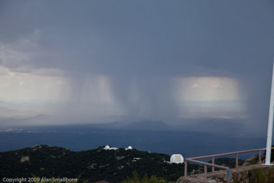 Rain storms out on the plains