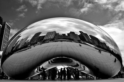 Chicago and New Jersey in B&W