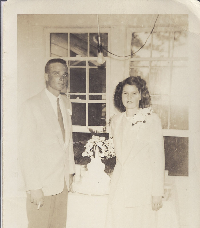 Wedding Day October 8, 1949 / Olustee, FL