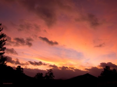 Fervent sunset over RMNP - IMG_2218