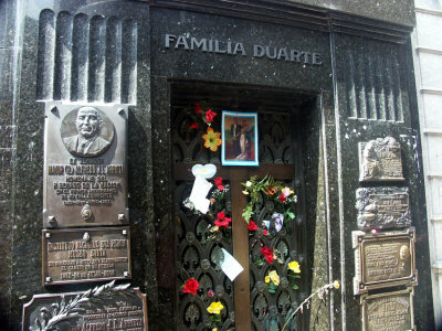 Eva Duarte's tomb