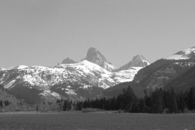Western View of Grand Tetons, Idaho