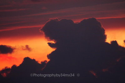 044 clouds 01 sunset