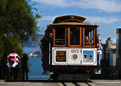 San Francisco - a tipical Cable Car - il tipico Cable Car