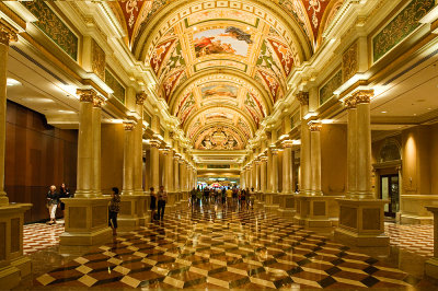 Las Vegas - Inside of the Venetian hotel - dentro l'hotel Venetian