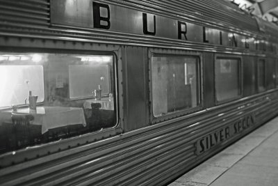 Burlington Railroad  diner car