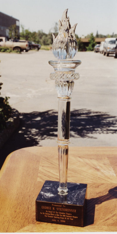 George Steinbrenner Olympic Committee Torch
